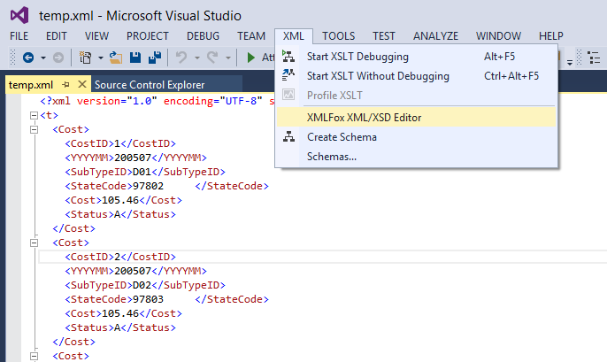 Xmlfox Xml Xsd Editor Visual Studio Marketplace